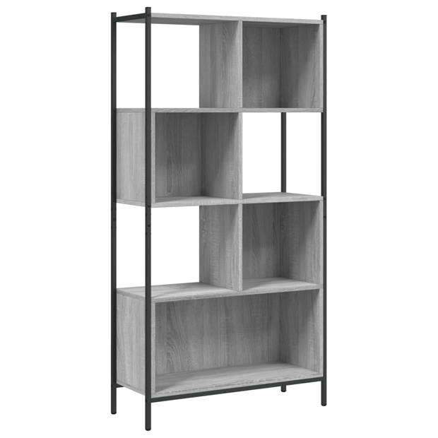 vidaXL Boekenkast 72x28x172 cm bewerkt hout grijs sonoma eikenkleurig