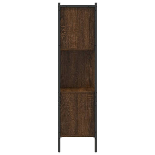 vidaXL Boekenkast 72x28x109 cm bewerkt hout bruin eikenkleur