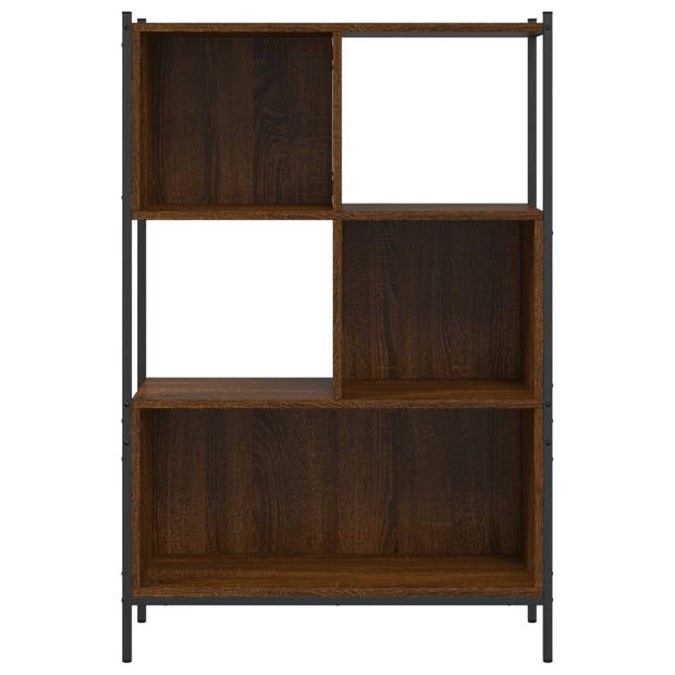 vidaXL Boekenkast 72x28x109 cm bewerkt hout bruin eikenkleur