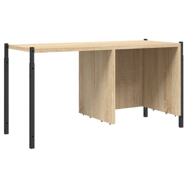 vidaXL Boekenkast 72x28x172 cm bewerkt hout sonoma eikenkleurig