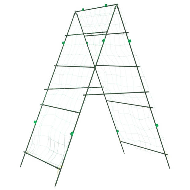 vidaXL Plantenklimrekken 4 st A-frame staal