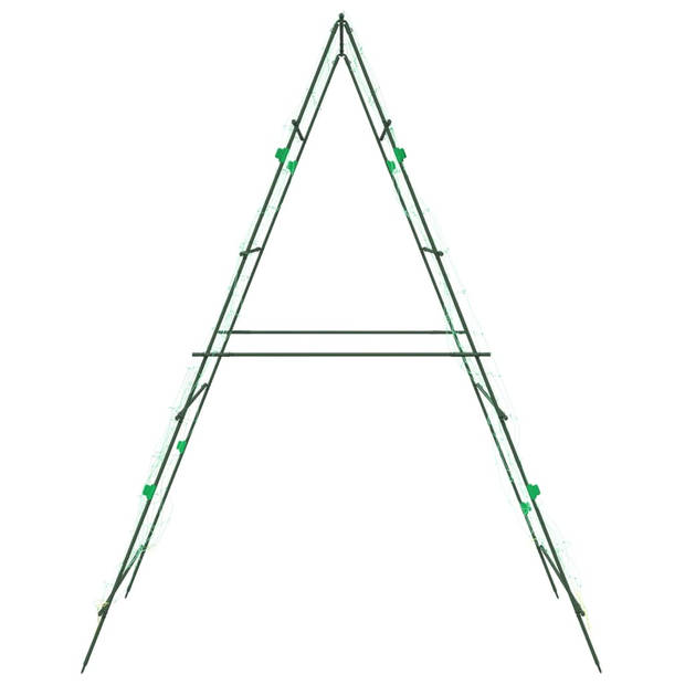 vidaXL Plantenklimrekken 2 st A-frame staal