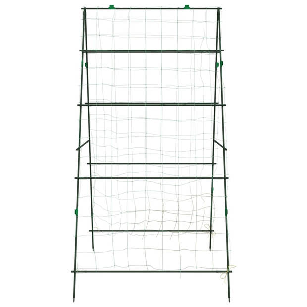 vidaXL Plantenklimrekken 2 st A-frame staal