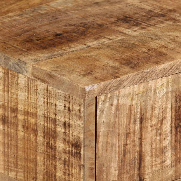 vidaXL Nachtkastje wandgemonteerd 40x30x13,5 cm massief mangohout