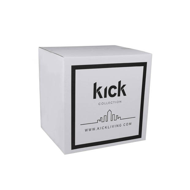 Kick buisframe stoel Ivy - Zwart