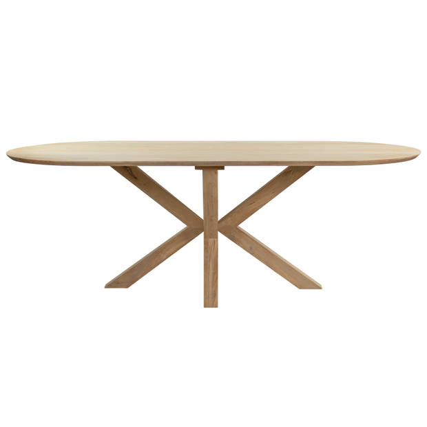 Kick eettafel Alrik - 220cm - Naturel