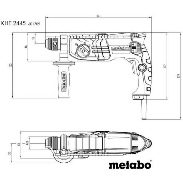 Combihamerboor Box - METABO -