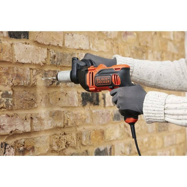 BLACK + DECKER BEH850-QS Boorhamer met snoer - 850W - 54.400 cps/min - Dieptegeleider - Zijhandgreep