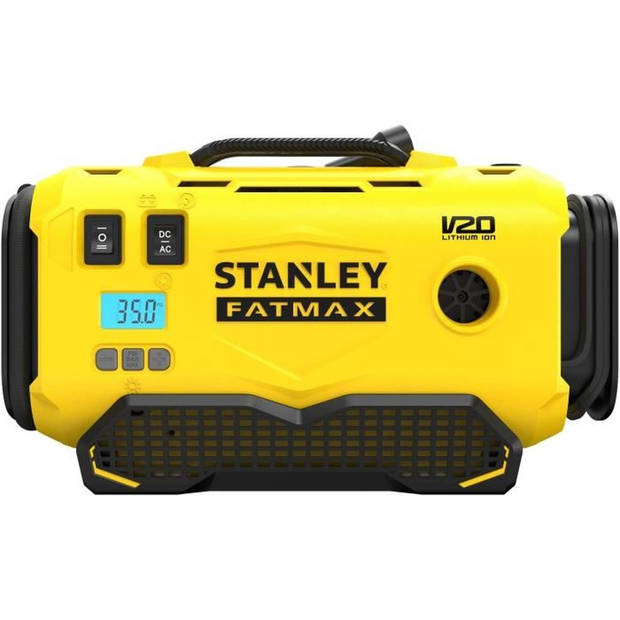 Inflatorcompressor - STANLEY FATMAX V20 - SFMCE520B-QW - Lithium 18V - 11 bar - Zonder batterij