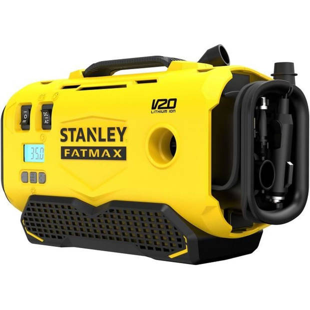 Inflatorcompressor - STANLEY FATMAX V20 - SFMCE520B-QW - Lithium 18V - 11 bar - Zonder batterij