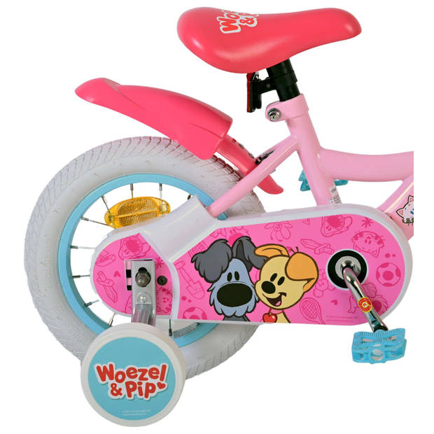 Woezel & Pip Kinderfiets - Meisjes - 12 inch - Roze