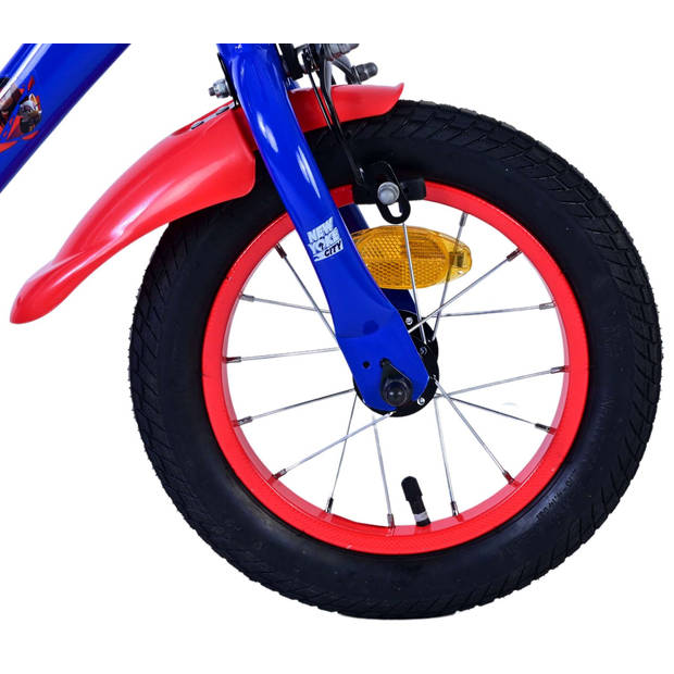 Sonic Prime Kinderfiets - Jongens - 12 inch - Blauw Rood