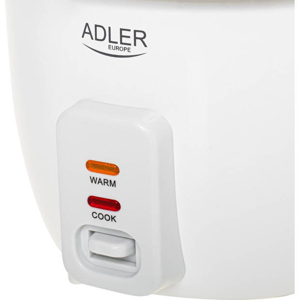 Adler AD 6418 - Rijstkoker - Wit - 0.6 liter