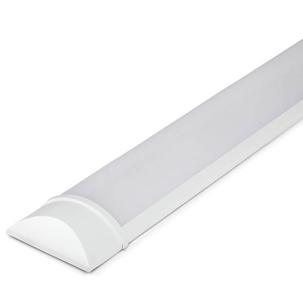 V-TAC VT-8-10 Witte LED TL-beslag - Prismatisch - Samsung - IP20 - 10W - 1000 Lumen - 3000K - 5 Jaar - 30CM -