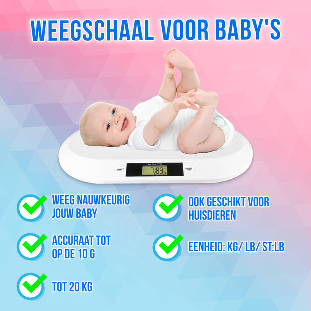 Weegschaal voor Baby’s