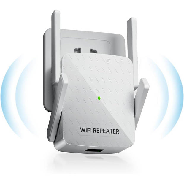 Wifi Versterker Stopcontact - 1200Mbps Dual band - 5Ghz & 2.4Ghz - Stopcontact - Wifi Repeater - Wifi extender