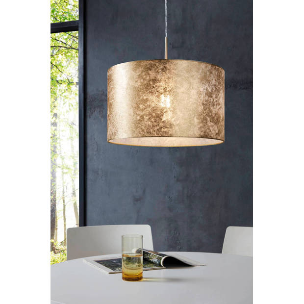 EGLO Viserbella Hanglamp - E27 - Ø 38 cm - Champagne/Goud