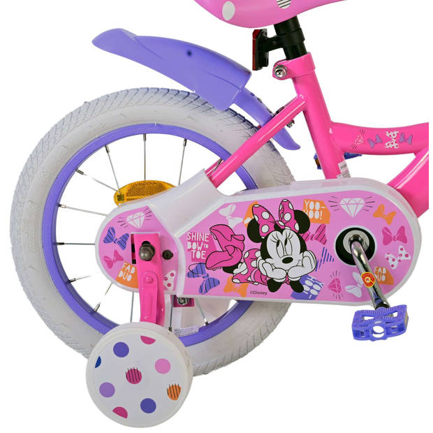 Disney Minnie Cutest Ever! Kinderfiets - Meisjes - 14 inch - Roze