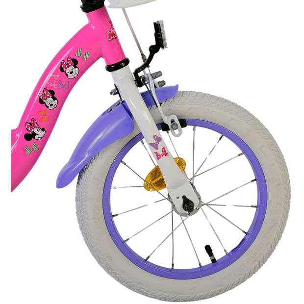 Disney Minnie Cutest Ever! Kinderfiets - Meisjes - 14 inch - Roze