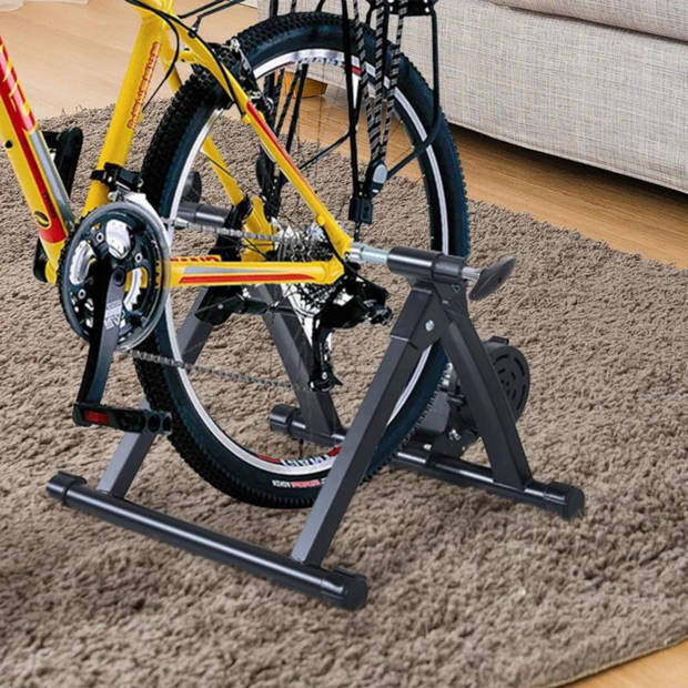 Fietstrainer - Hometrainer - Fitness - Zwart - 26"-28"/700C