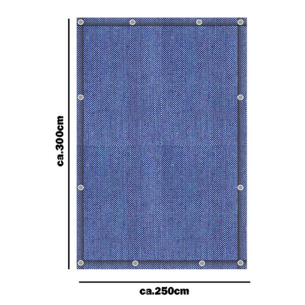 Camp Active Ondergrondzeil - Afdekzeil Camping 2,5x3m - Zeil voor Kamperen - Grondzeil met Ogen - Gronddoek