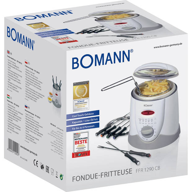 Bomann FFR 1290 CB – 2 in 1 - Elektrische fondue - Mini Friteuse