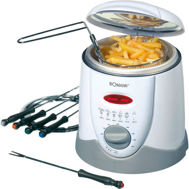 Bomann FFR 1290 CB – 2 in 1 - Elektrische fondue - Mini Friteuse