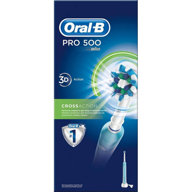 Oral B Pro 500 - Elektrische Tandenborstel - Blauw