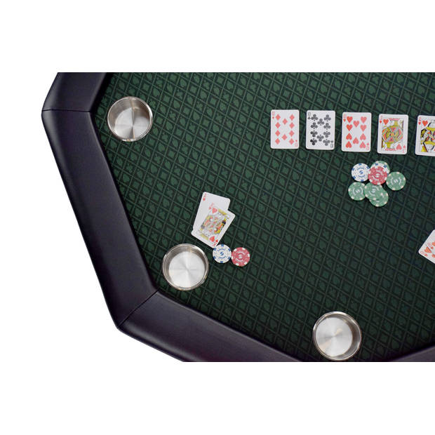 North Octagon Pokertafel Texas 8 Personen Groen