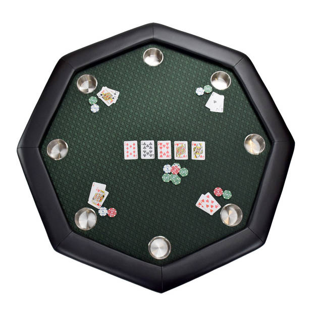 North Octagon Pokertafel Texas 8 Personen Groen