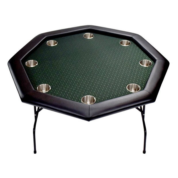 North Octagon Pokertafel Texas 8 Personen Groen