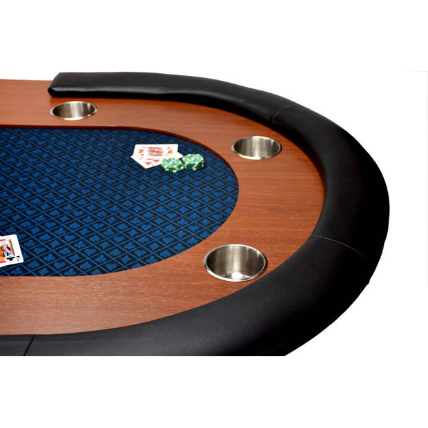 North Pokertafel Nevada 10 Personen Blauw