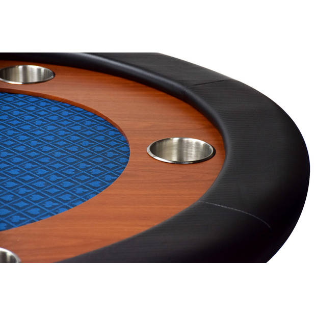 North Pokertafel Foldy 10 Personen Blauw