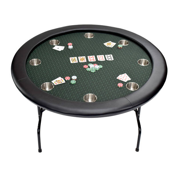 North Ronde Pokertafel Texas 8 Personen Groen