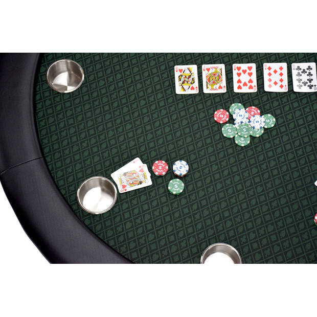 North Ronde Pokertafel Texas 8 Personen Groen