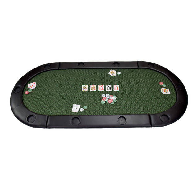 North Tabletop Pokertafel 10 Personen Groen