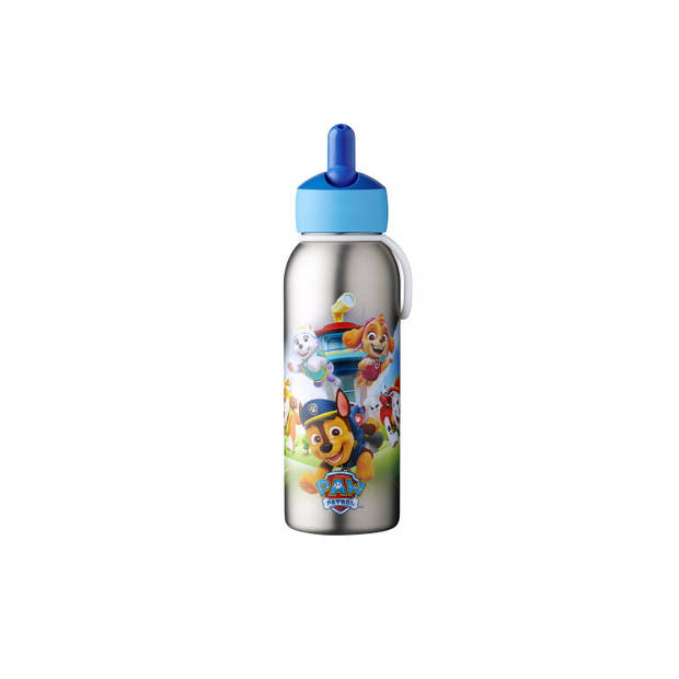 isoleerfles flip-up campus 350 ml - paw patrol pups