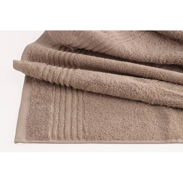 Handdoek Supreme - 70x140 - 4 stuks - OEKO-TEX Made in Green - 600 g/m2 zacht katoen - sand