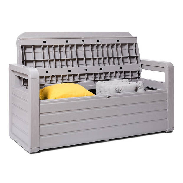 Toomax Foreverspring bench opbergbox - 263L - grijs