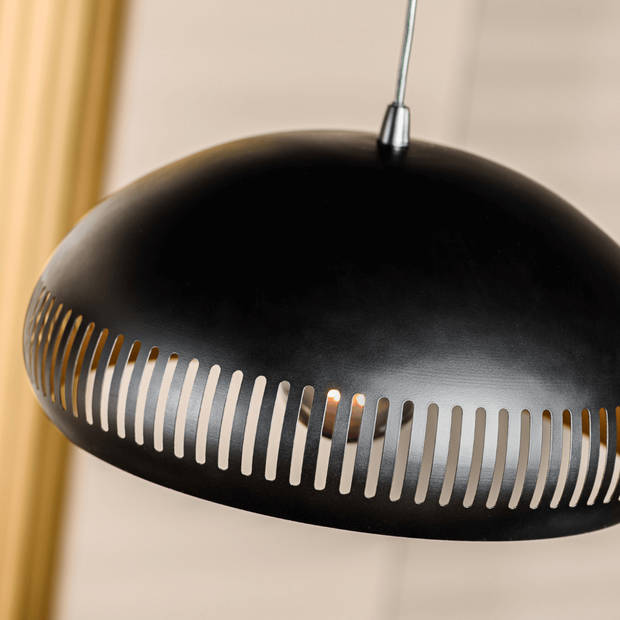 Janelle hanglamp 3L 150 cm breed zwart