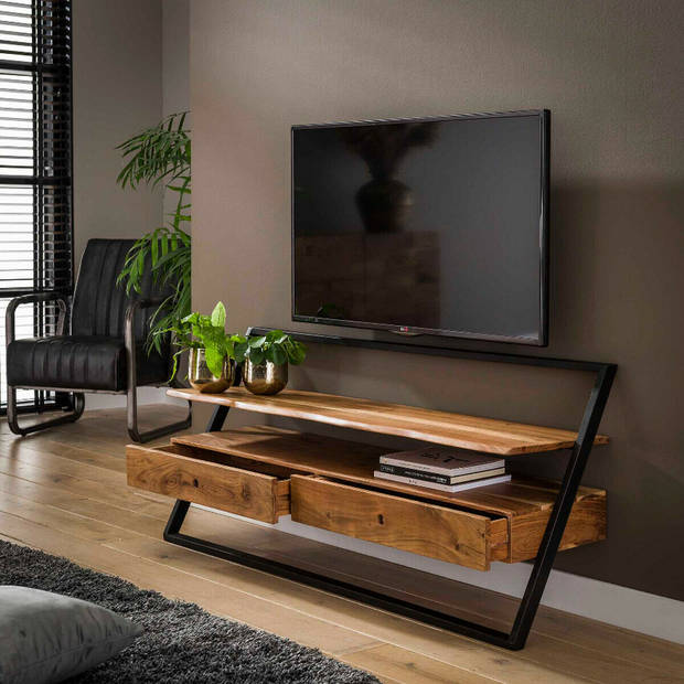 Leona tv-meubel acaciahout 2L 140 cm