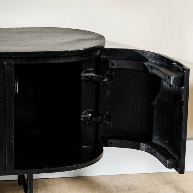 Beli tv-meubel 155cm zwart
