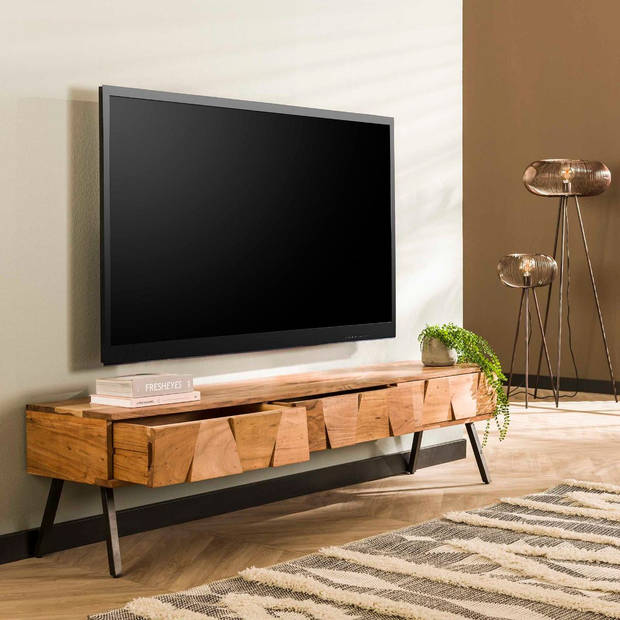 Angel tv-meubel acacia hout naturel 180cm