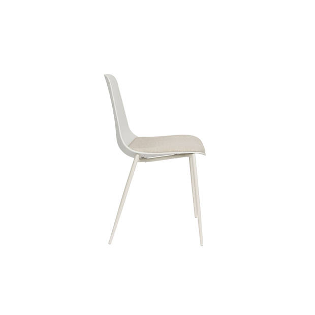 Housecraft Jeffrey Eetkamerstoelen Wit - Set van 4