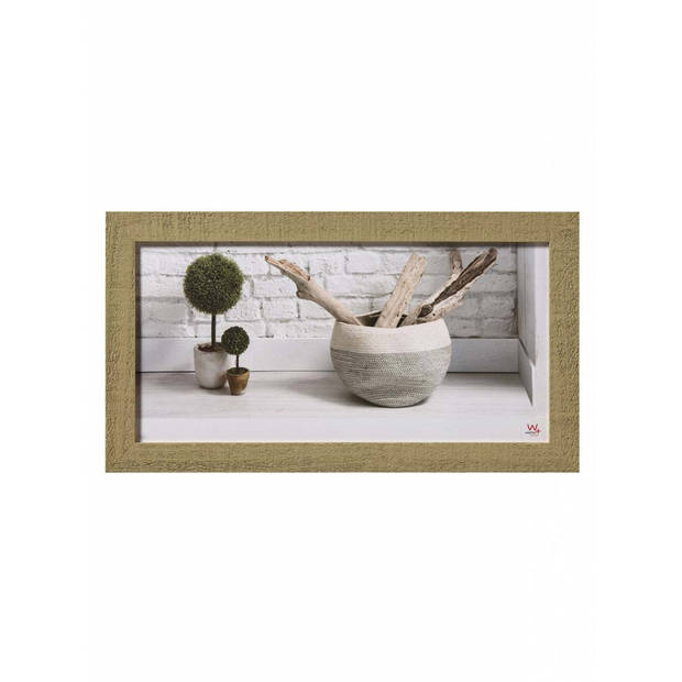 Fotolijst 40x20cm Beige - Hout - Home