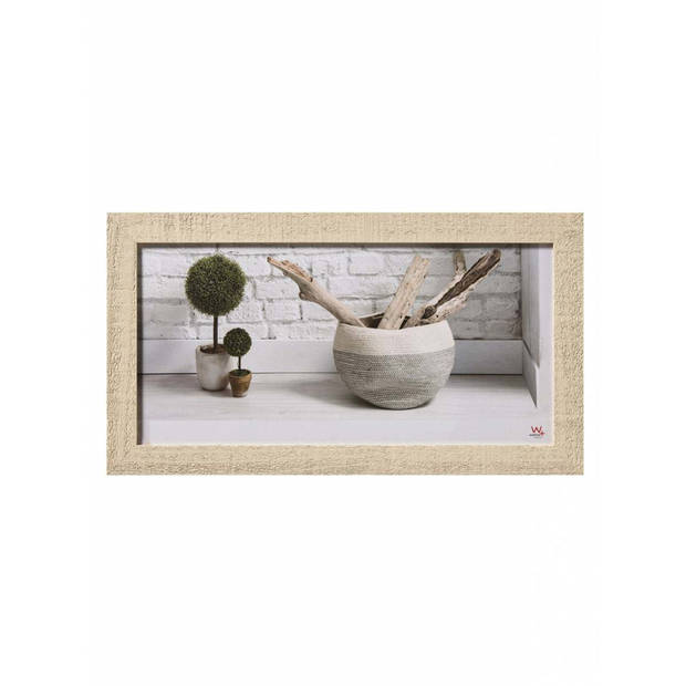 Fotolijst 40x20cm Crème Wit - Hout - Home