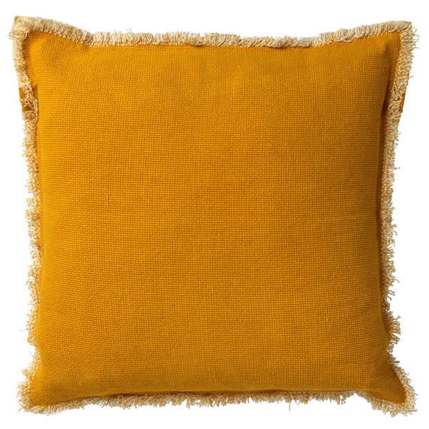 Dutch Decor - BURTO - Kussenhoes 60x60 cm - gewassen katoen - Golden Glow - geel