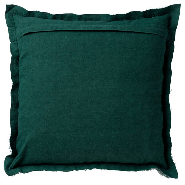 Dutch Decor - BURTO - Sierkussen 45x45 cm - gewassen katoen - Sagebrush Green - groen