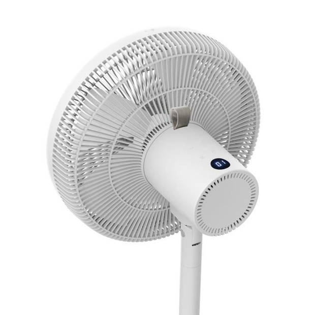 OCEANIC Voetventilator - 50 W - Ø 40 cm - 3 snelheden - Oscillerend - Kantelbaar - Wit