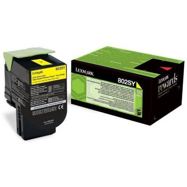 80C2SY0 LEXMARK CX toner yellow return